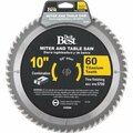 All-Source Professional 10 In. 60-Tooth Fine Crosscut/Plywood Circular Saw Blade 415781DB